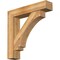 Ekena Millwork Imperial Block Rough Sawn Bracket w/ Offset Brace, Western Red Cedar, 8"W x 38"D x 38"H BKT0806X38X38IMP05RWR - alternate 1